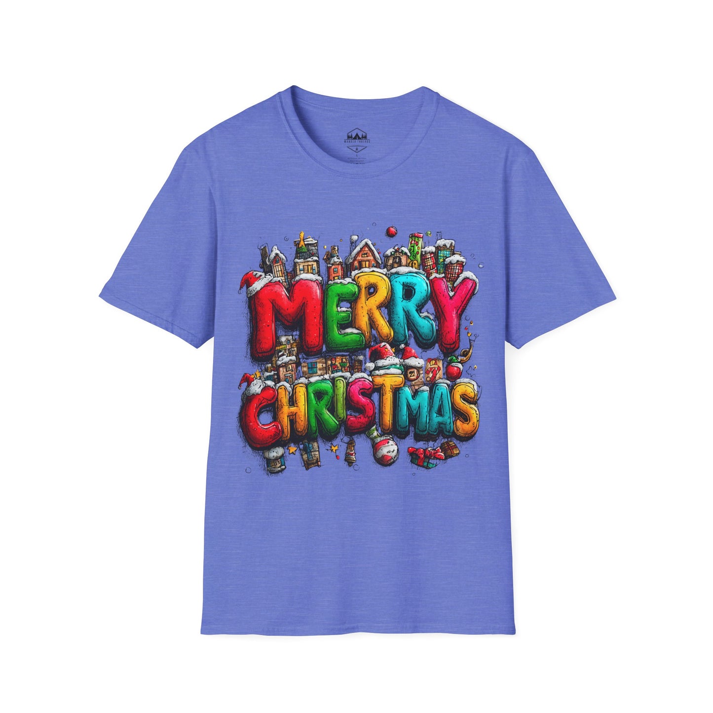 Merry Christmas Graphic T-Shirt — Festive Holiday Tee