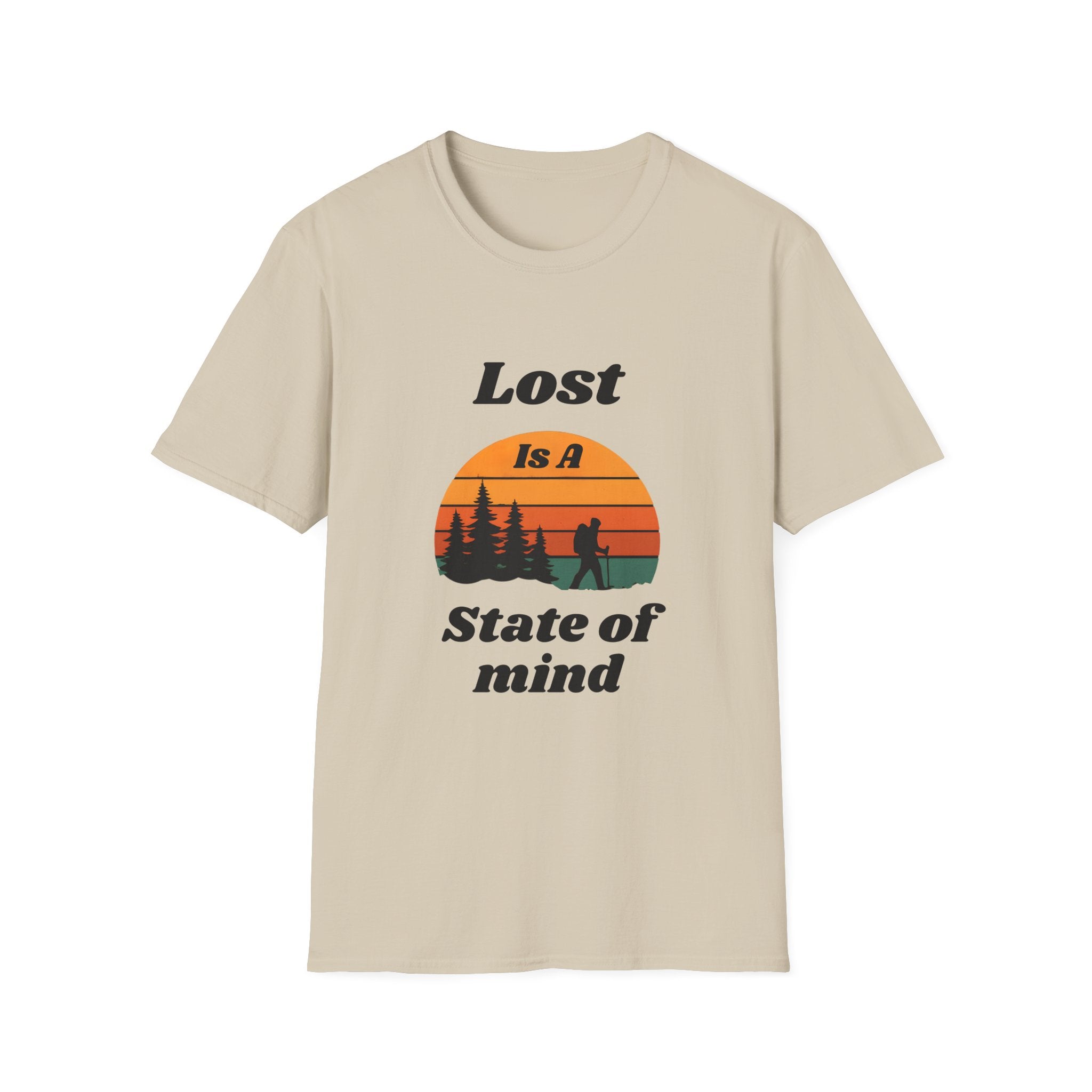 Lost Is A State Of Mind Retro Tee