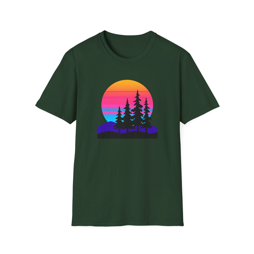 Sunset Pine Silhouettes T-Shirt