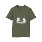 Solitary camping alien Tee