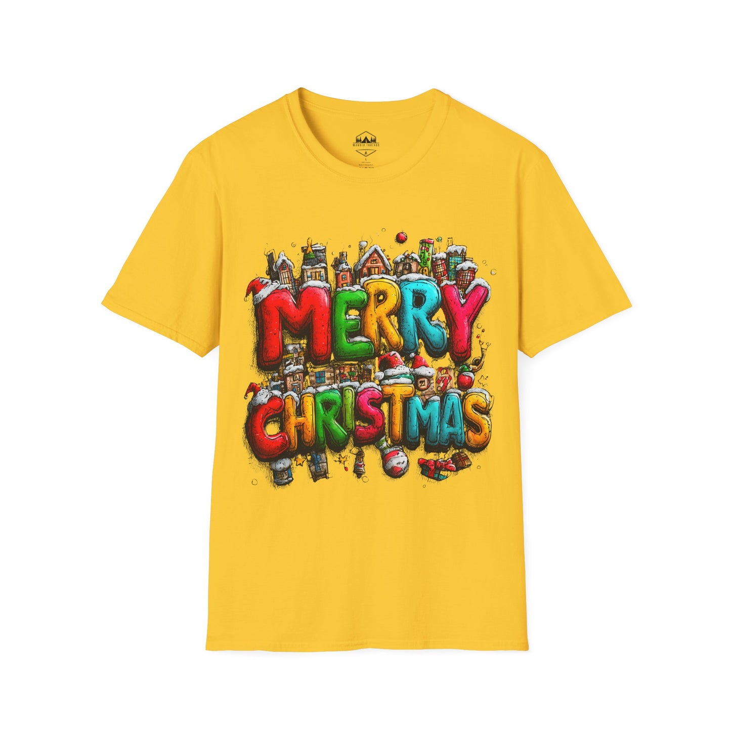 Merry Christmas Graphic T-Shirt — Festive Holiday Tee