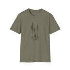 Hiker in Dark Forest T-Shirt