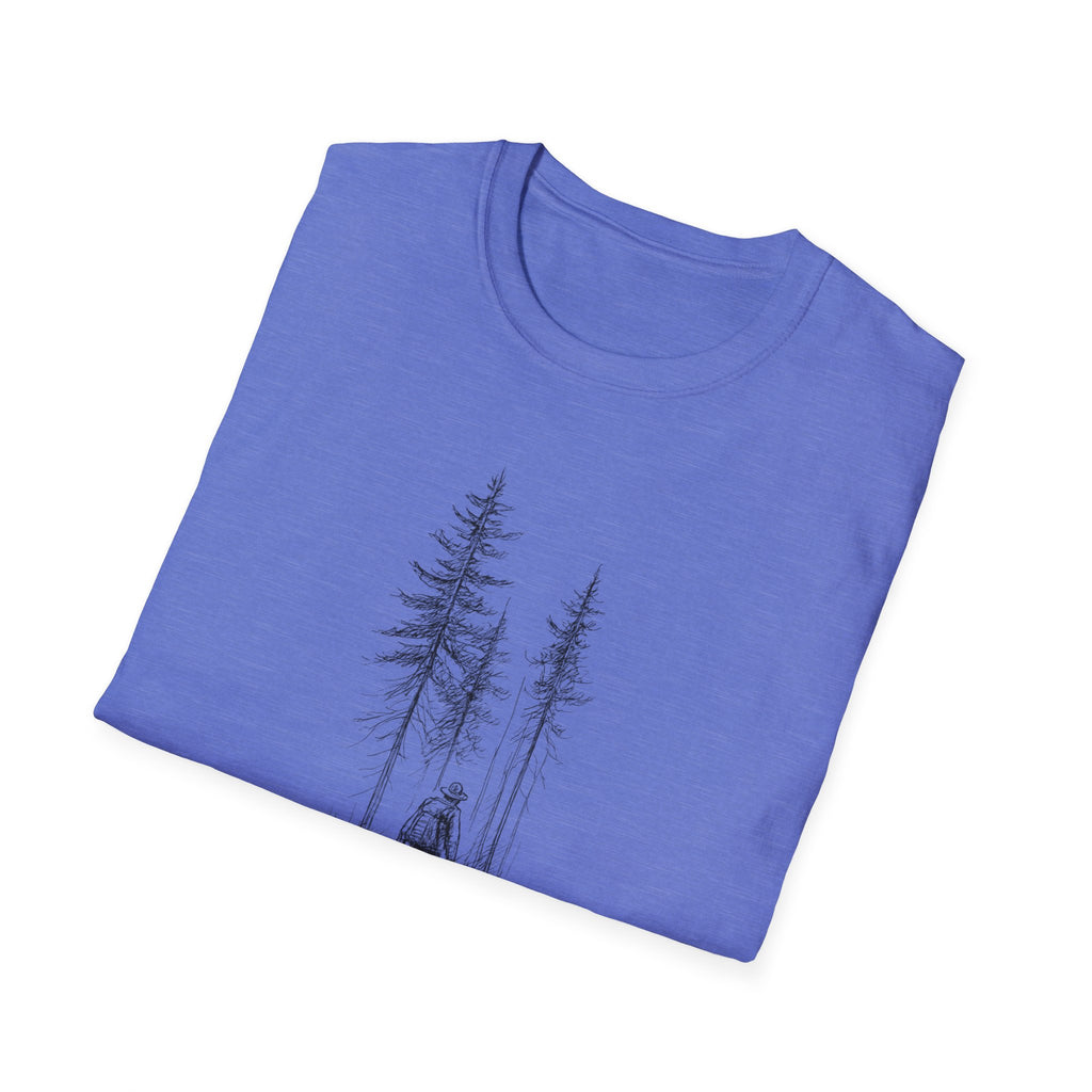 Hiker in Dark Forest T-Shirt