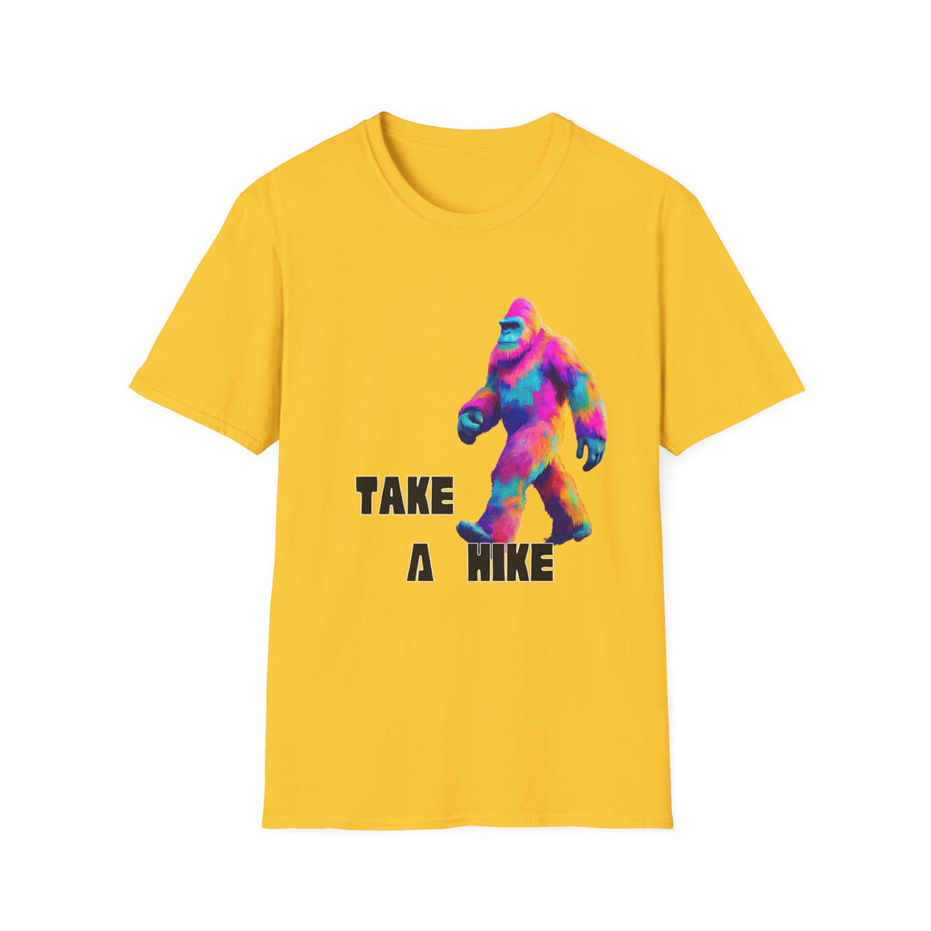 Take A Hike Neon Yeti Tee