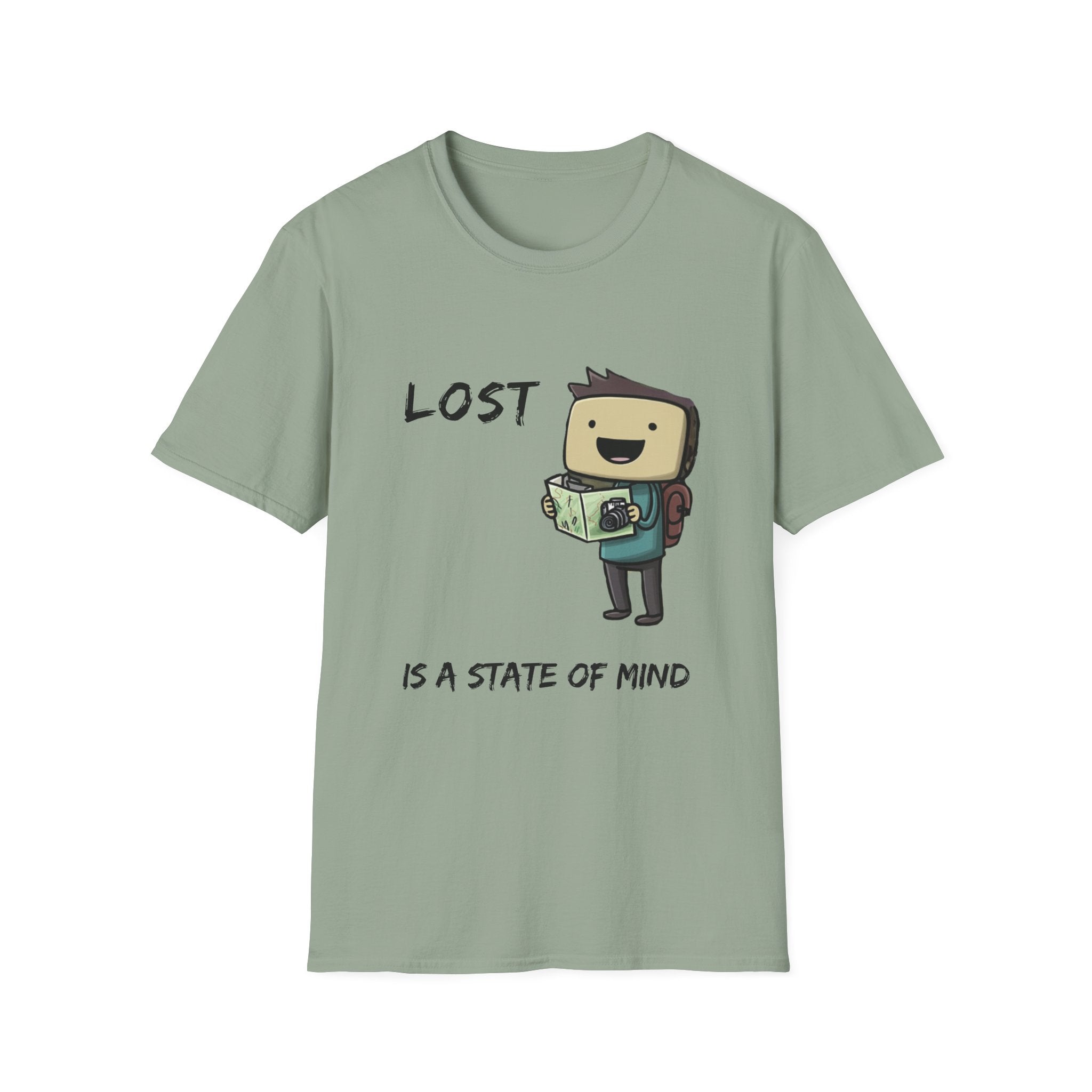 Lost Is A State Of Mind Cartoon Tee