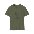 Hiker in Dark Forest T-Shirt