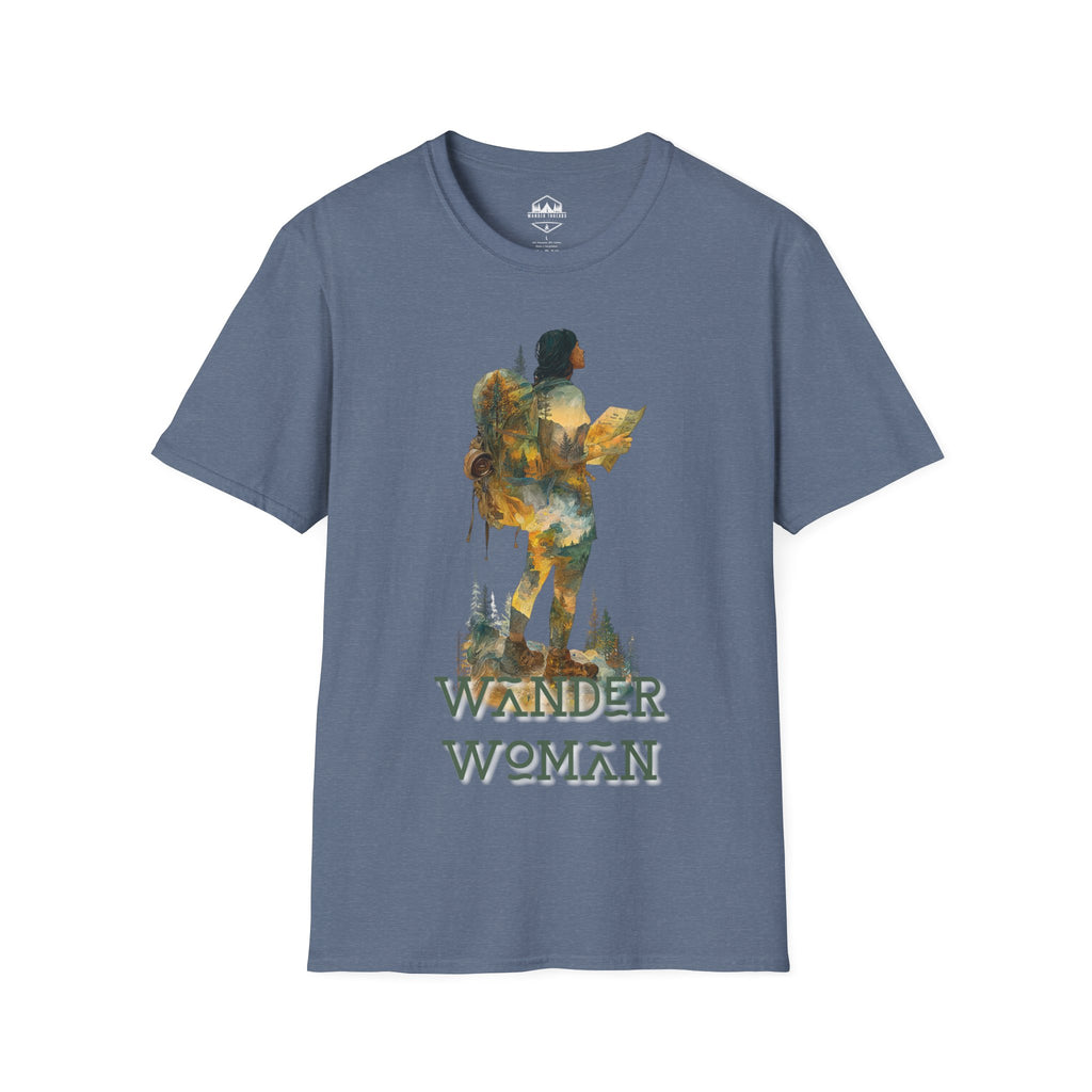 Wander Woman T-Shirt — Female Traveler Graphic Tee