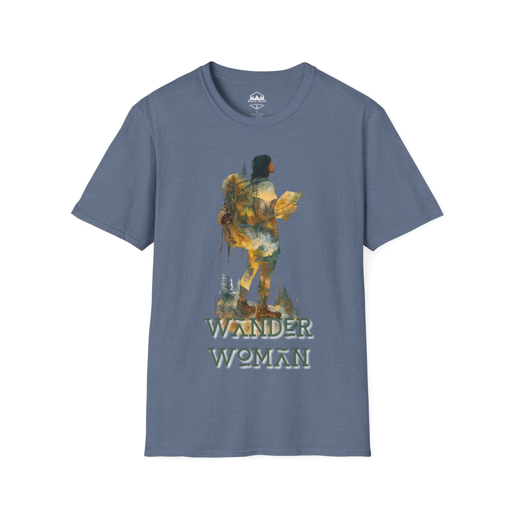 Wander Woman T-Shirt — Female Traveler Graphic Tee