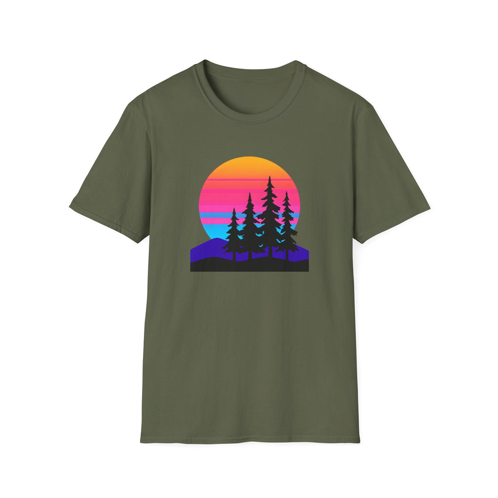 Sunset Pine Silhouettes T-Shirt