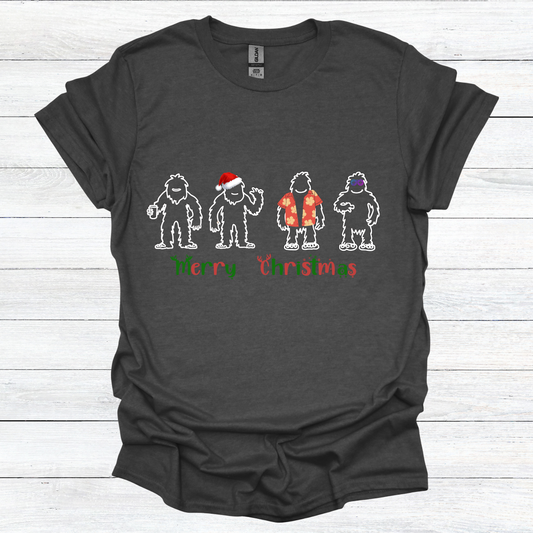 Bigfoot Christmas T-Shirt