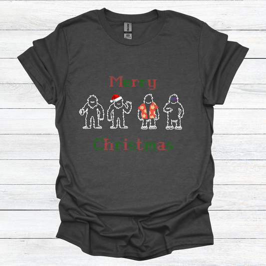 Festivus Sasquatch T-Shirt — "Merry Festivus" Ugly Holiday Tee