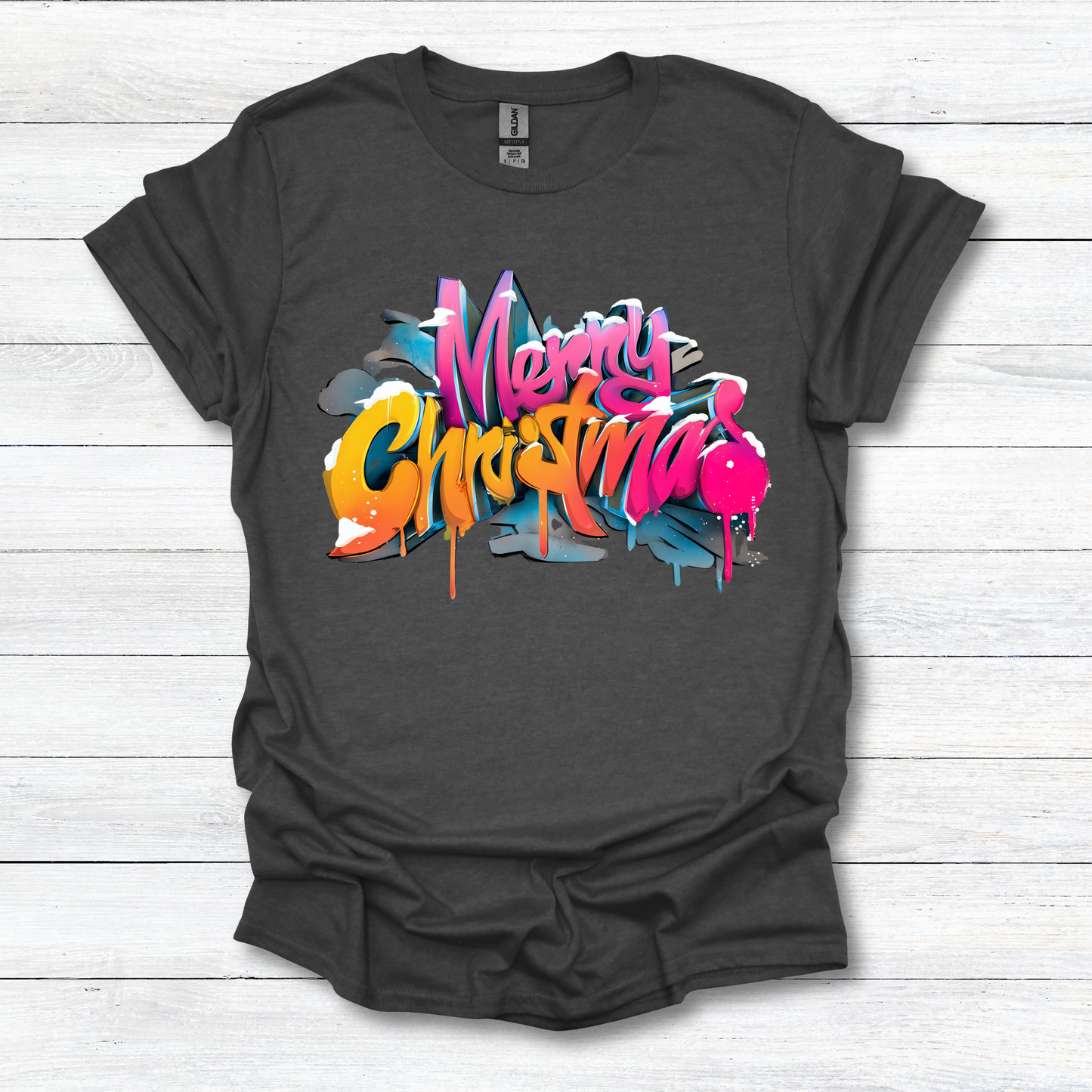 Merry Christmas Graffiti T-Shirt