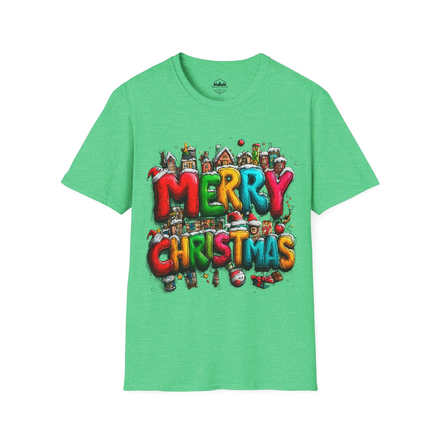 Merry Christmas Graphic T-Shirt — Festive Holiday Tee
