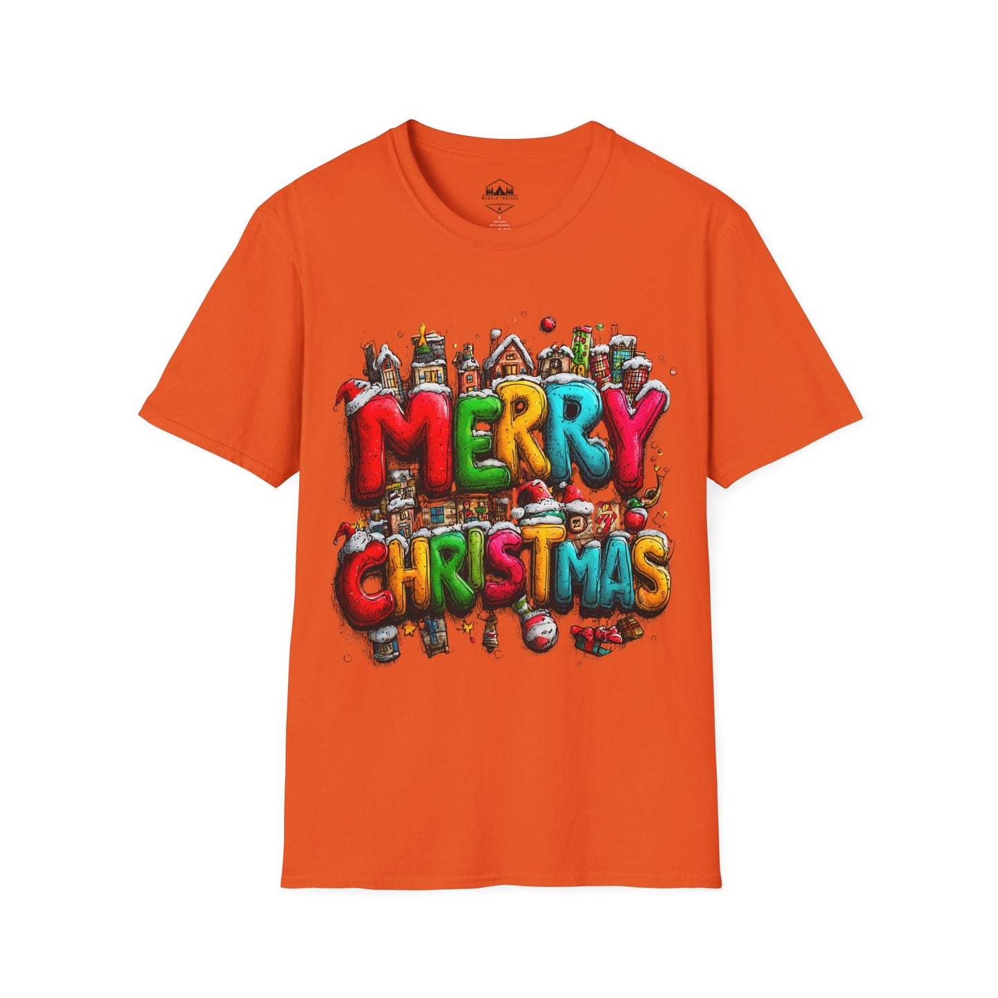 Merry Christmas Graphic T-Shirt — Festive Holiday Tee