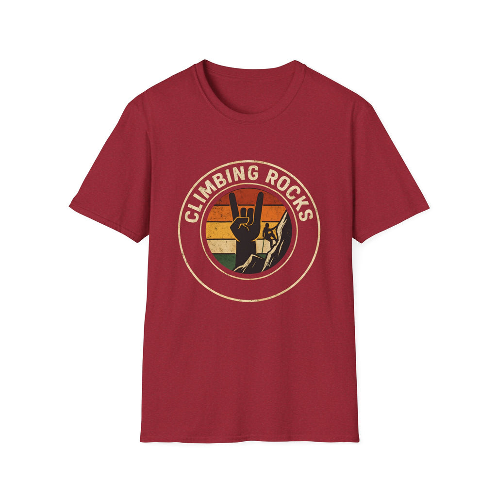 Retro Climbing Rocks Tee