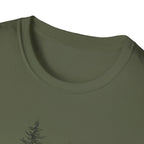 Hiker in Dark Forest T-Shirt
