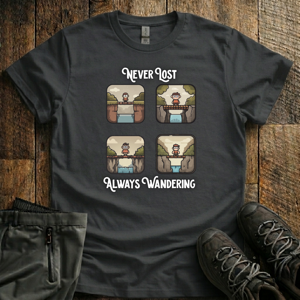 Never lost 4 panel T-Shirt