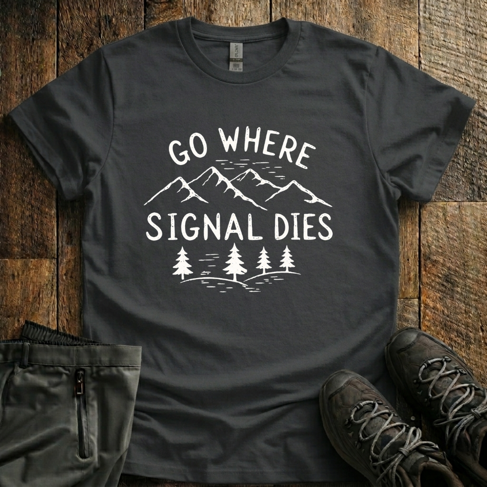 Where Signal Dies T-Shirt