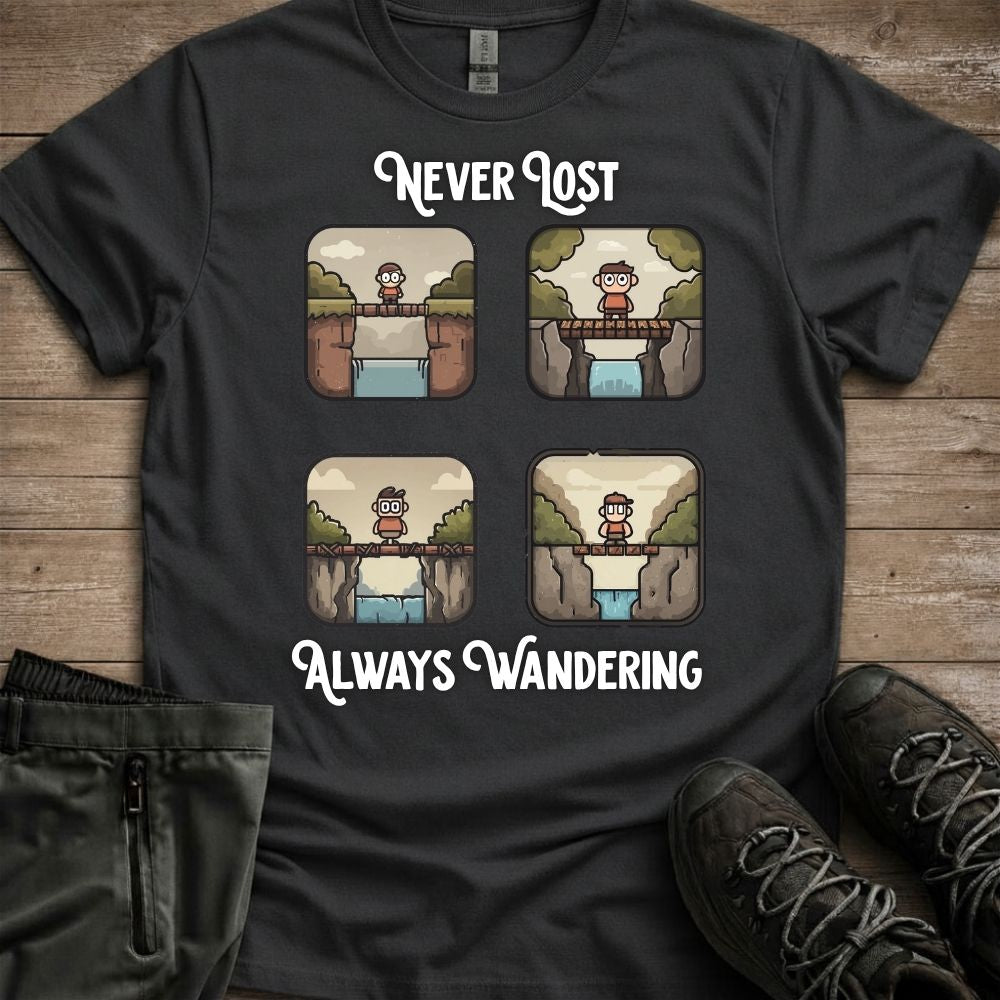 Never lost 4 panel Tee