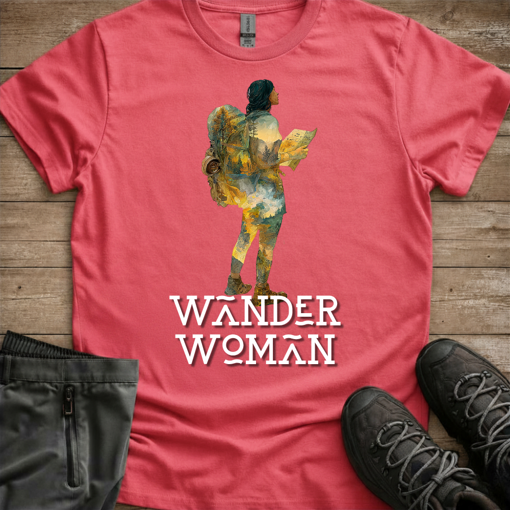 Wander Woman — Women’s Hiking Adventure Tee