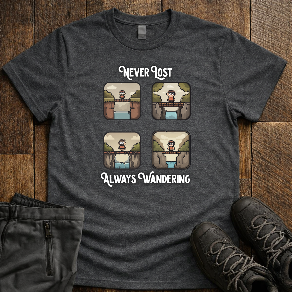 Never lost 4 panel T-Shirt