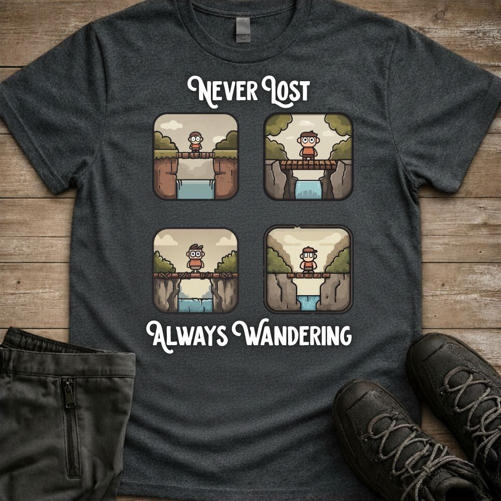 Never lost 4 panel Tee