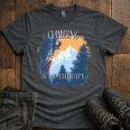 Climbing Is My Therapy Tee