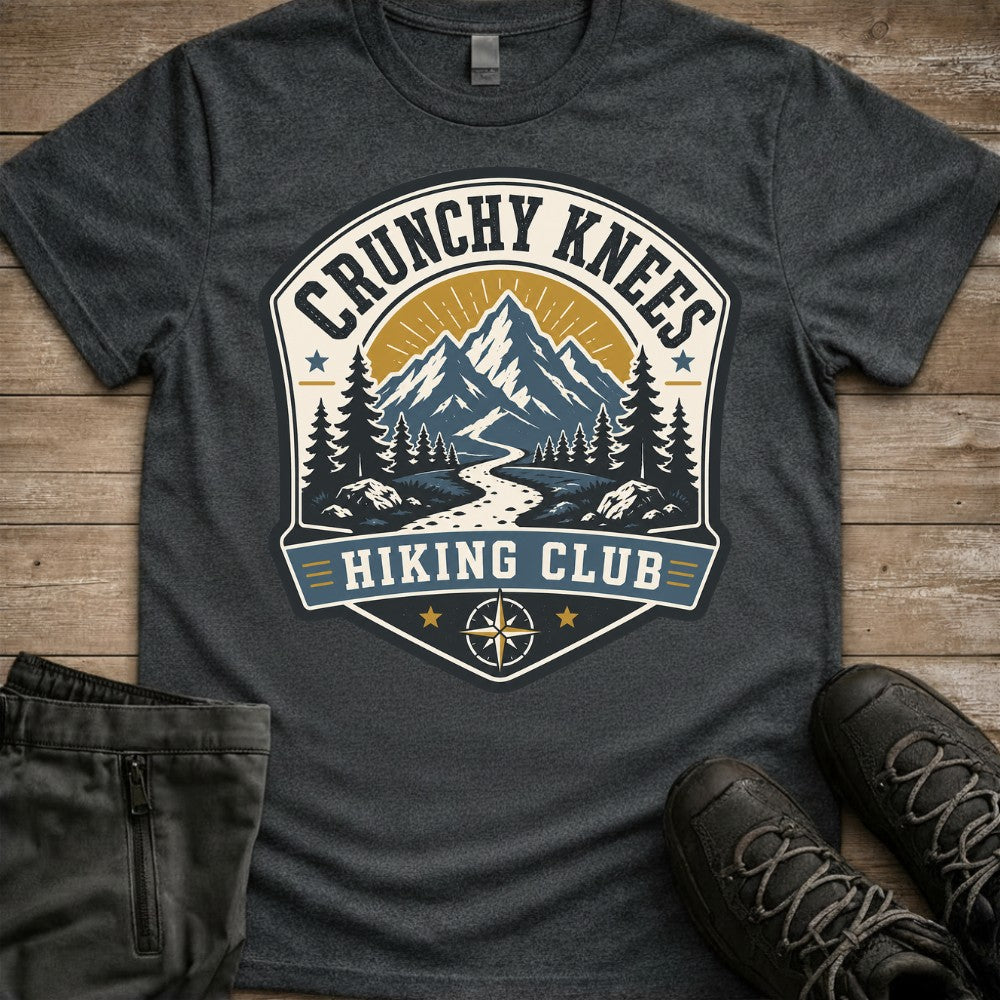 Crunchy Knees Hiking Club Tee
