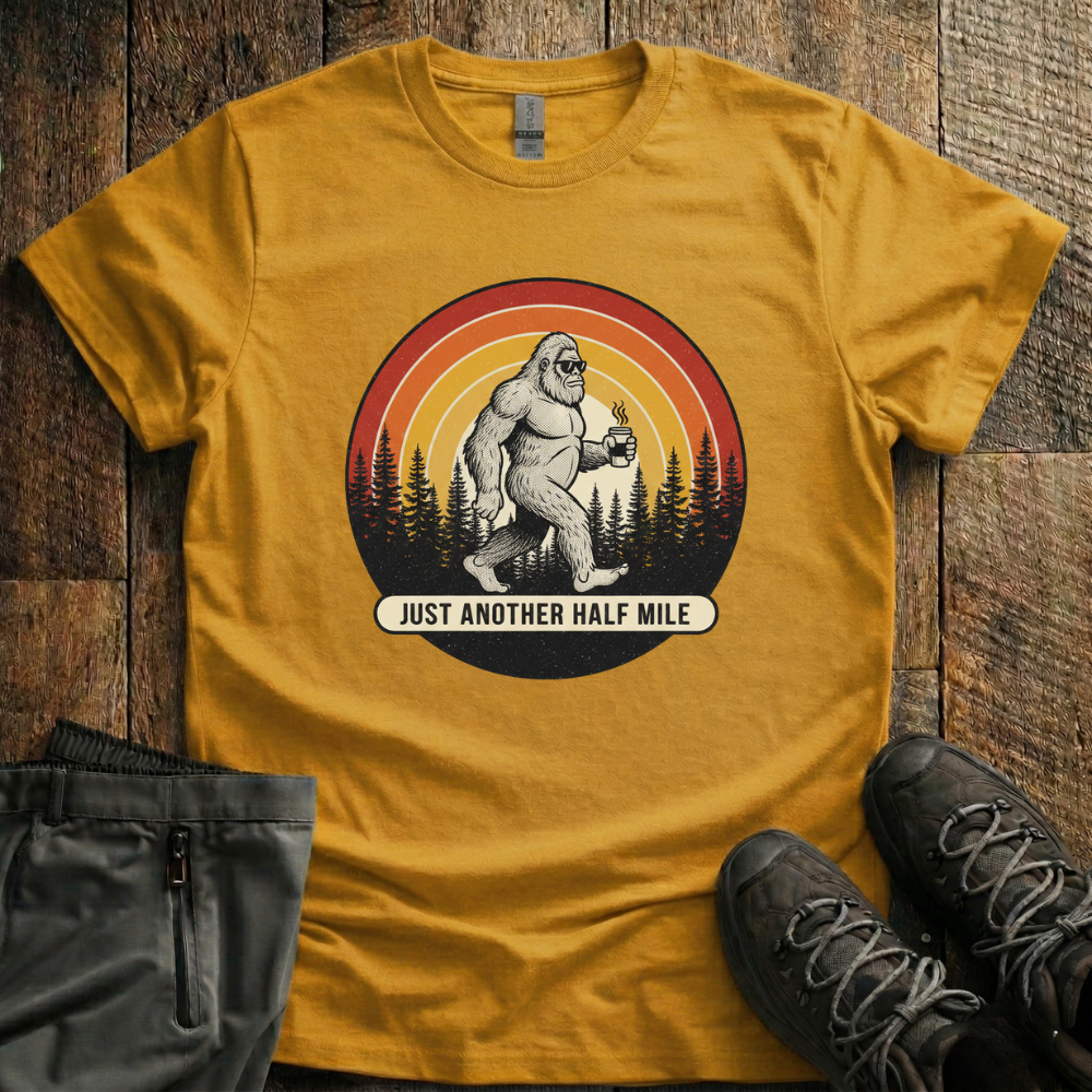 Retro Half Mile Yeti T-Shirt