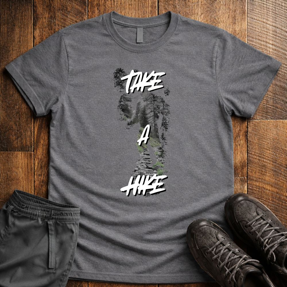 Take A Hike Yeti Print V.2 T-Shirt