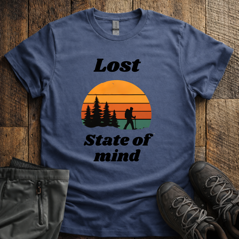 Lost Is A State Of Mind Retro T-Shirt