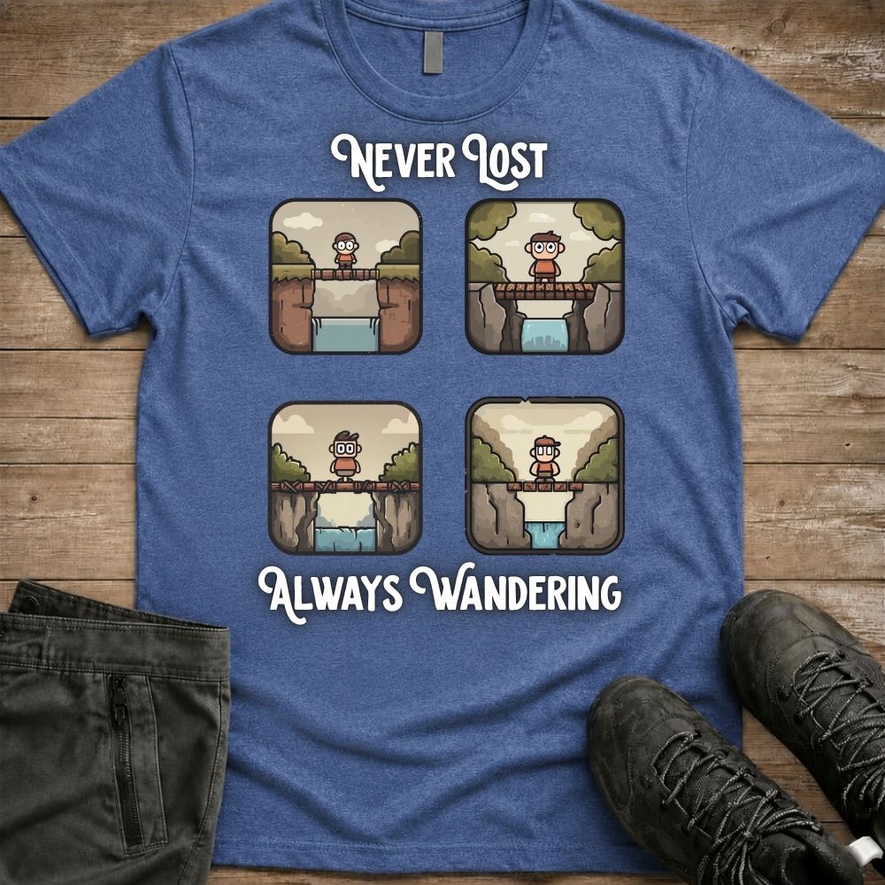 Never lost 4 panel Tee