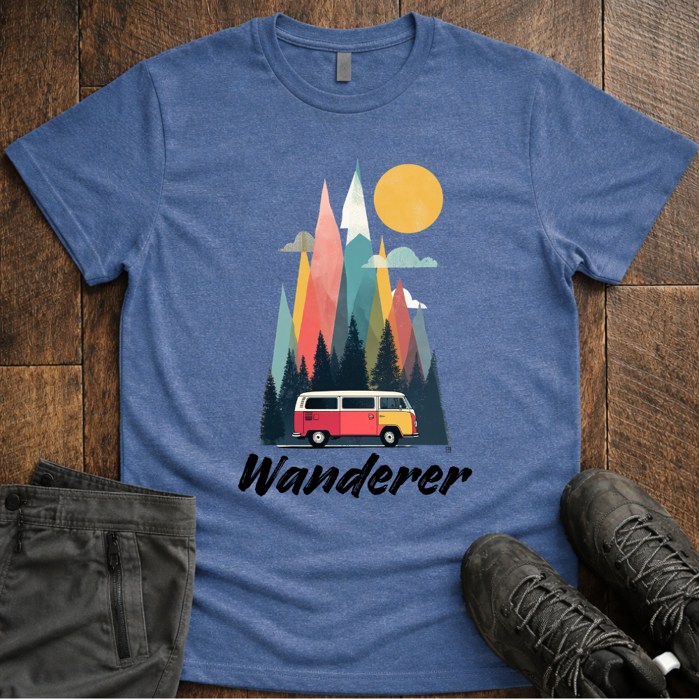 Retro Roadtrip Wanderer T-Shirt