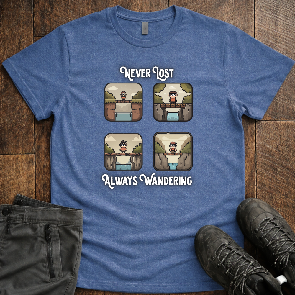 Never lost 4 panel T-Shirt