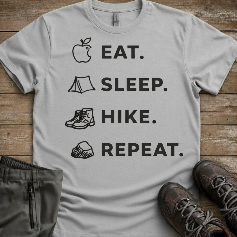 Eat Sleep Hike Repeat Tee
