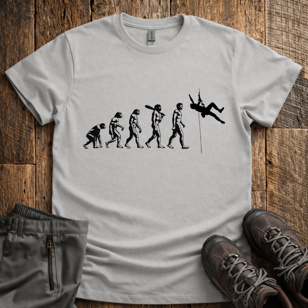 Evolution Of Climber T-Shirt