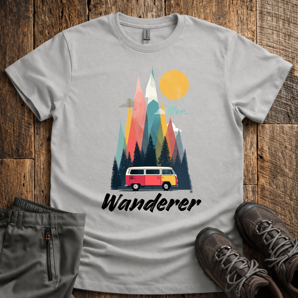 Retro Roadtrip Wanderer T-Shirt