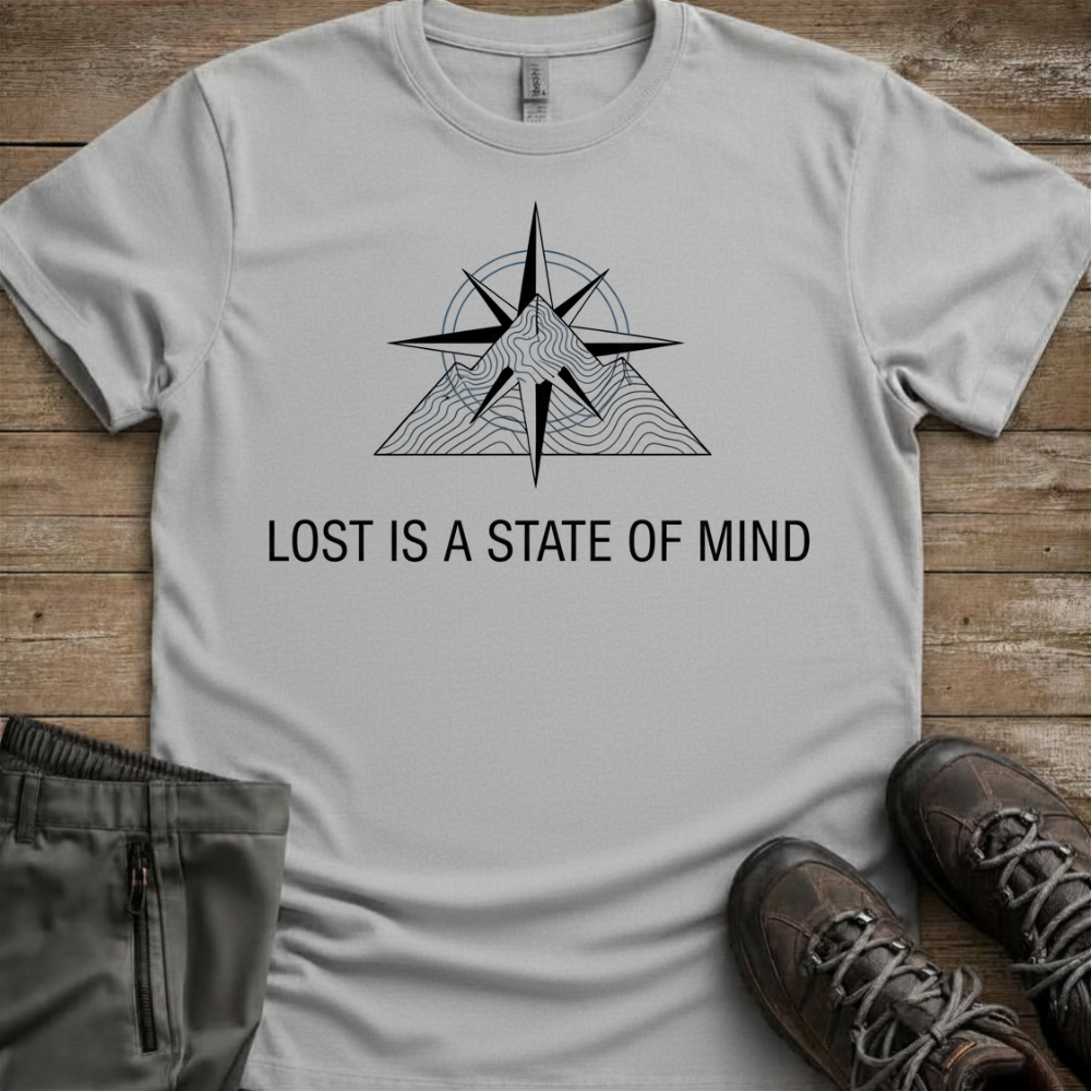 Lost Is A State Of Mind — Hiking Tee