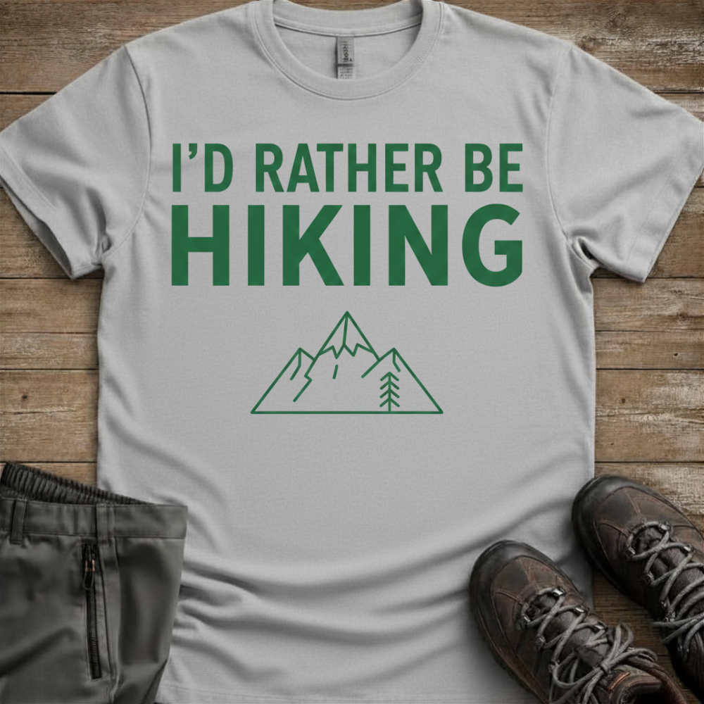 I'd Rather Be Hiking Tee