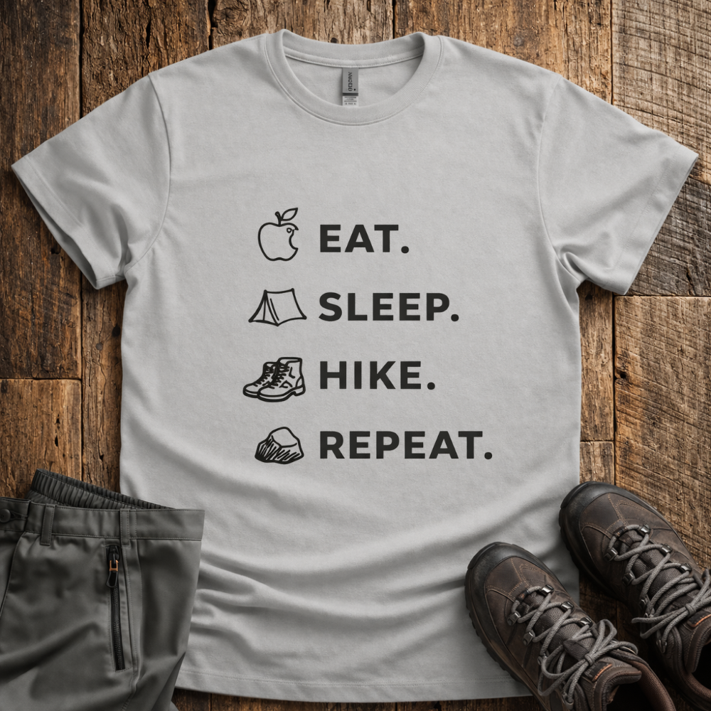 Eat Sleep Hike Repeat -Shirt