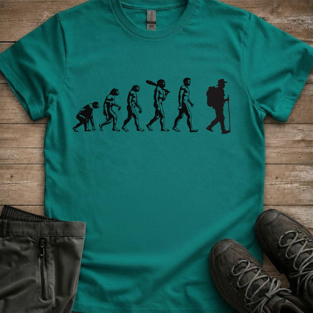 Evolution Of Hiker T-Shirt