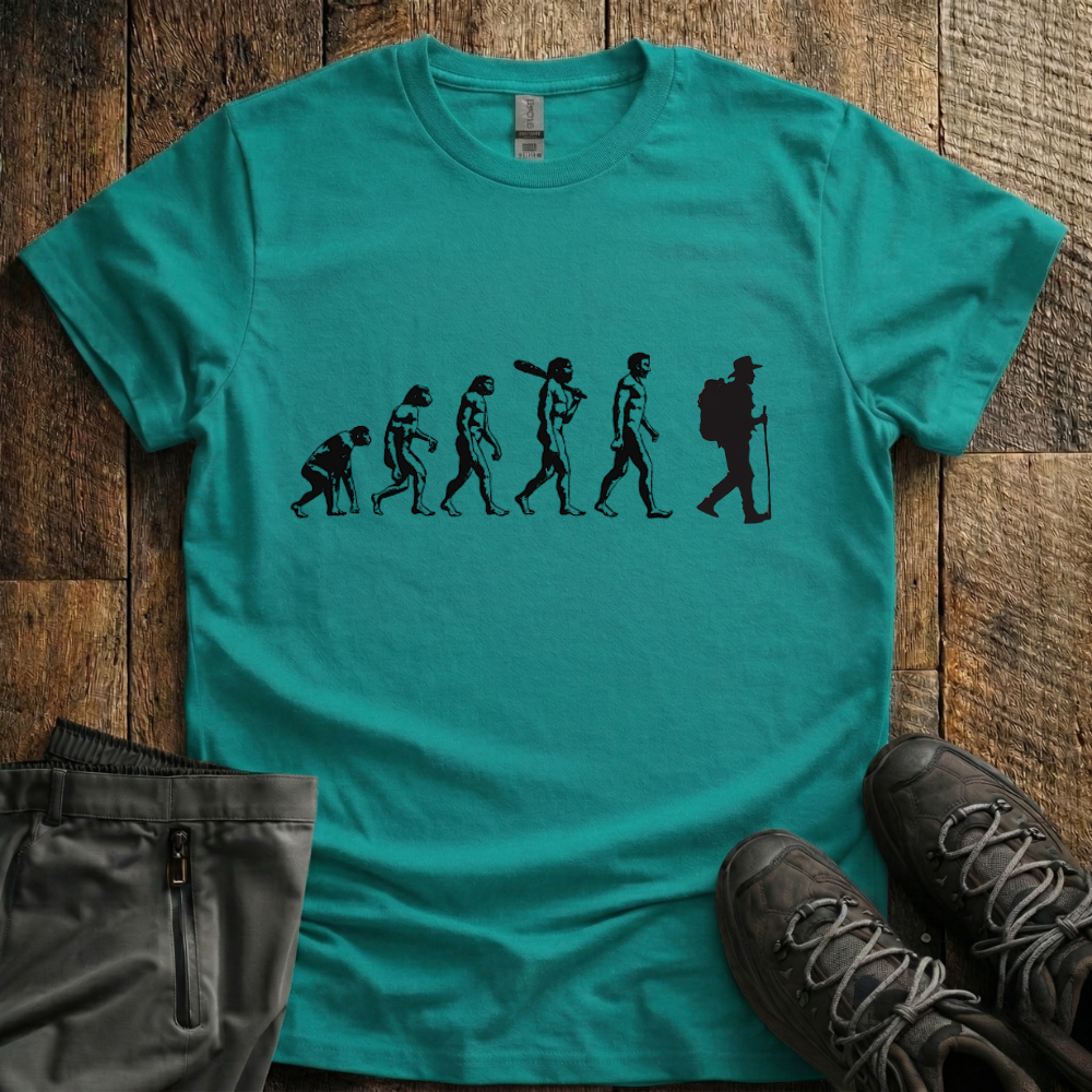 Evolution Of Hiker T-Shirt
