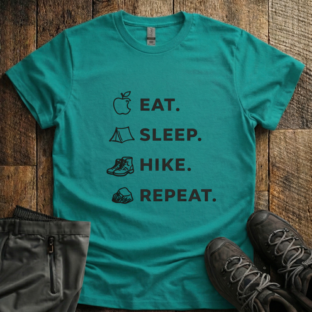 Eat Sleep Hike Repeat -Shirt