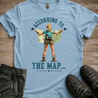 According To The Map — Funny Women’s Hiking Tee
