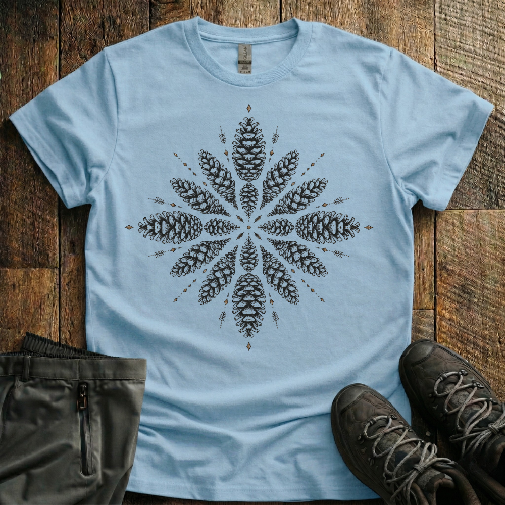 Pine Cone Geometry T-Shirt
