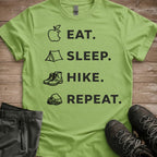 Eat Sleep Hike Repeat Tee