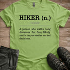 Hiker Description Tee