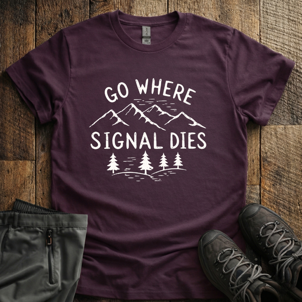 Where Signal Dies T-Shirt