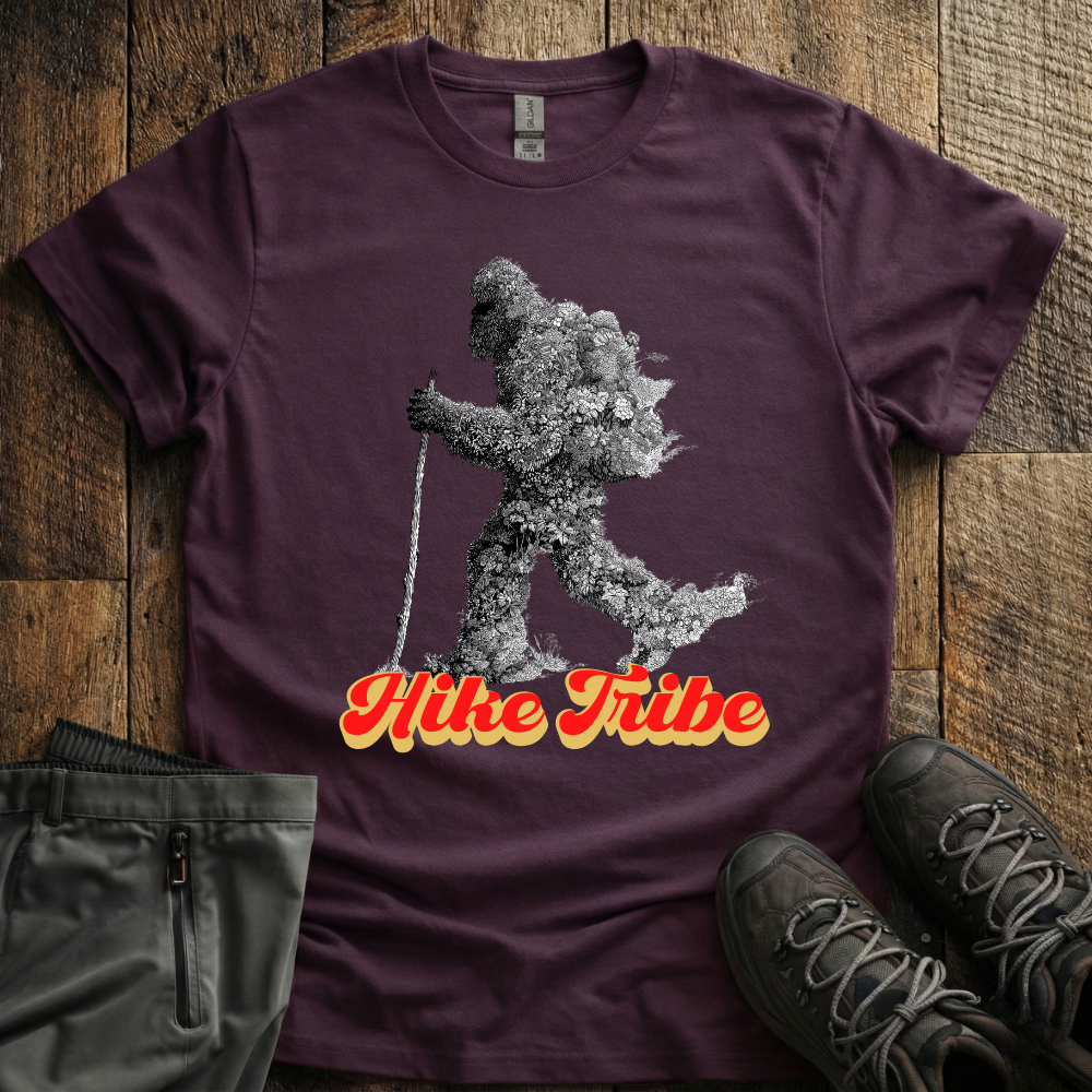 Retro Hike Tribe Yeti T-Shirt