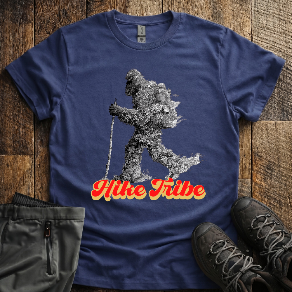 Retro Hike Tribe Yeti T-Shirt